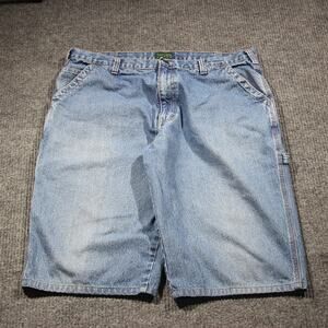 Vintage Scandia Woods Short Jorts Mens 40 Light‎ Wash Cargo Pockets Skater Y2K